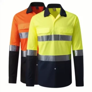 OEM Custom Supermarket Construction Work Clothes Factory Unisex Company Staff Uniform Polo Shirt Manufacturer