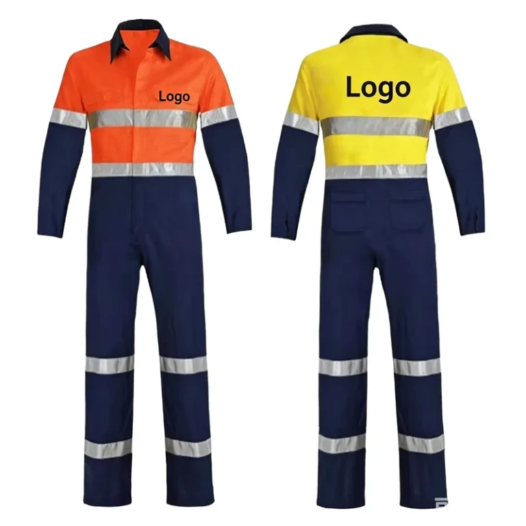 OEM-Custom-Two-Tone-Reflective-Work-Coverall-ANSI-Certified-High-Visibility-Jumpsuit-Construction-Auto-Repair-Coverall