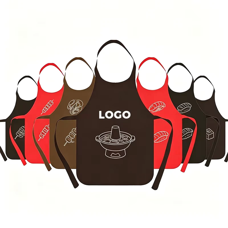 OEM Customized Restaurant Customer Uniform Bib Apron Lobster Crab Bib Disposable Seafood Adult Bibs for Eating