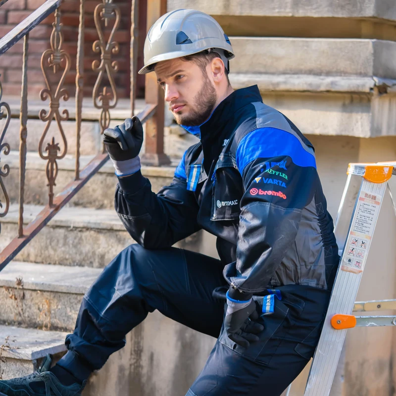 OEM Durable Work Coverall Work Uniforms LOGO Custom Workwear for Construction Industrial