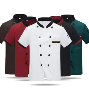 OEM Europe and America Chef Uniform Work Clothes Suitable for Multiple Scenarios