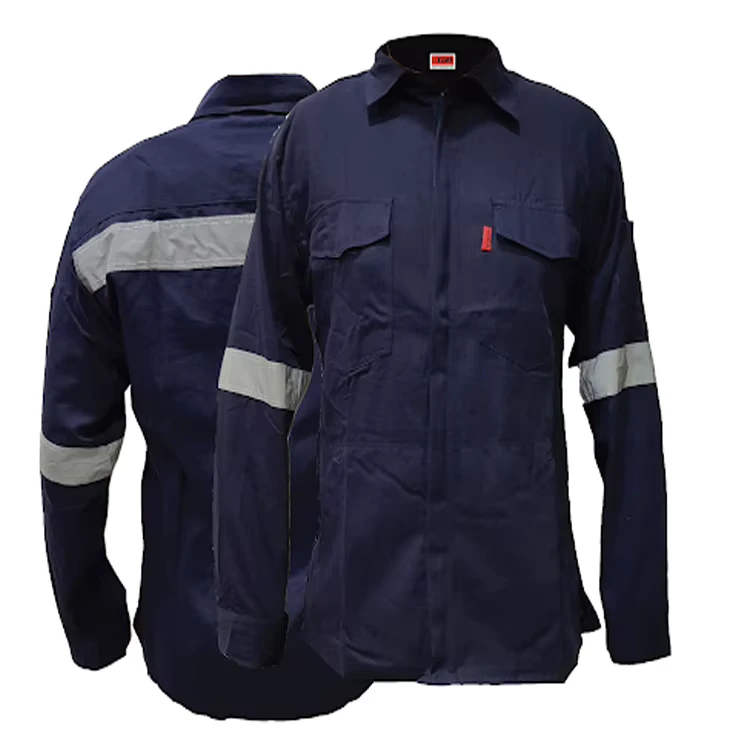 OEM FR Fire Resistant Fireproof Welder Breathable Mechanic Workwear Jacket for Worker