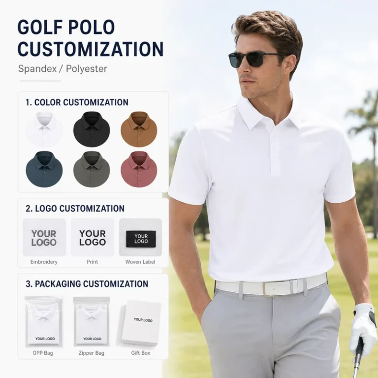 OEM-Factory-Custom-Mens-Golf-Polo-Shirt-Short-Sleeve-Polyester-Spandex-Plain-Logo-Embroidery-Performance-Manufacturer
