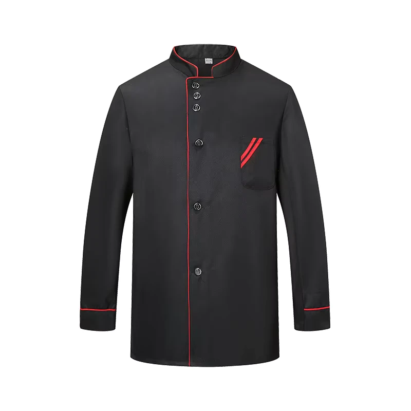 OEM Factory Custom Waiter Waitress and Men's Chef Uniform Jackets for Restaurant Hotel Bar and Kitchen