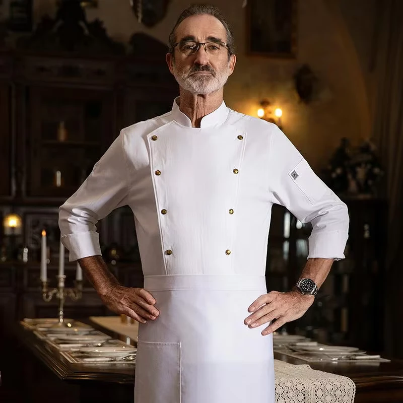 OEM Factory Customized Hospitality Restaurant Chef Coat Jacket for Cooking