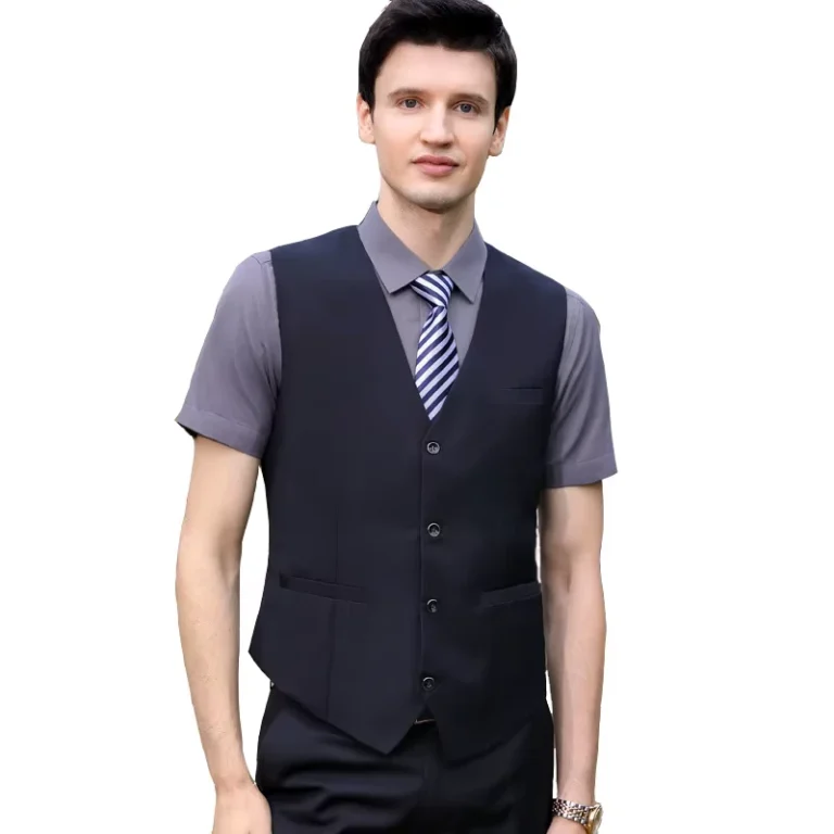 OEM-Factory-Hotel-Restaurant-Vest-Shirts-and-Pants-Waiter-Uniform