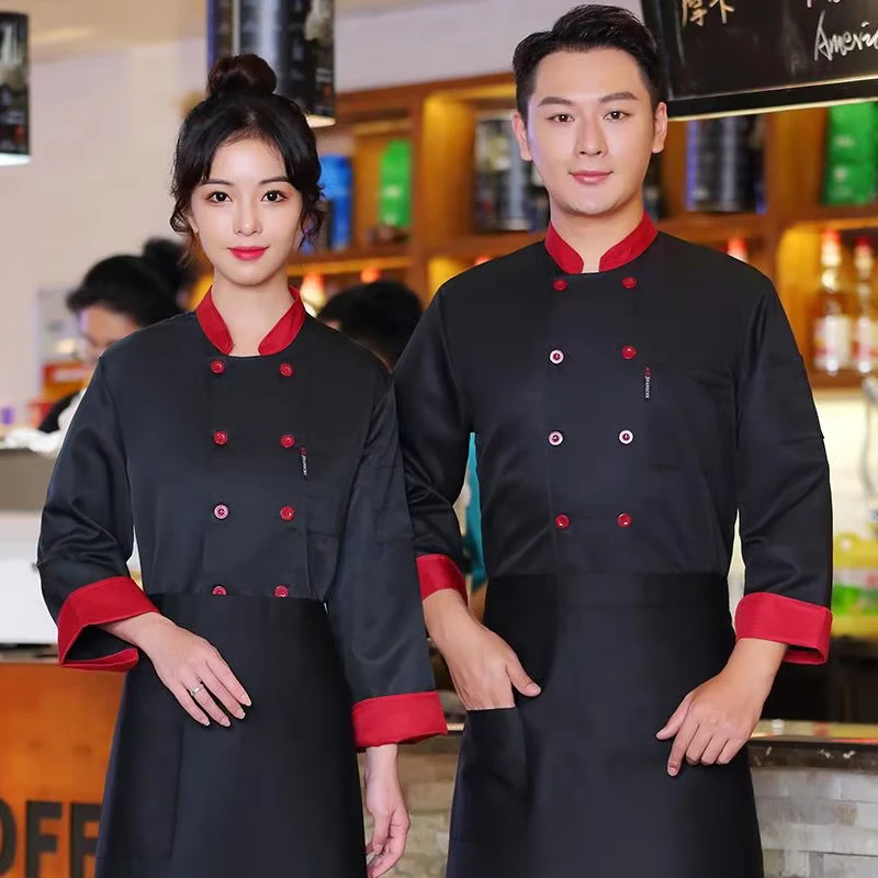 OEM Factory Kitchen Clothing Hospitality Chef Jacket Uniform for Restaurant Kitchen