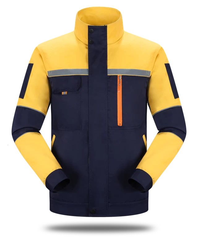 OEM Factory Price Oil Refinery Technicians Clothes Reflective Work Shirts Industrial Uniform Pants Jackets Cotton Polyester