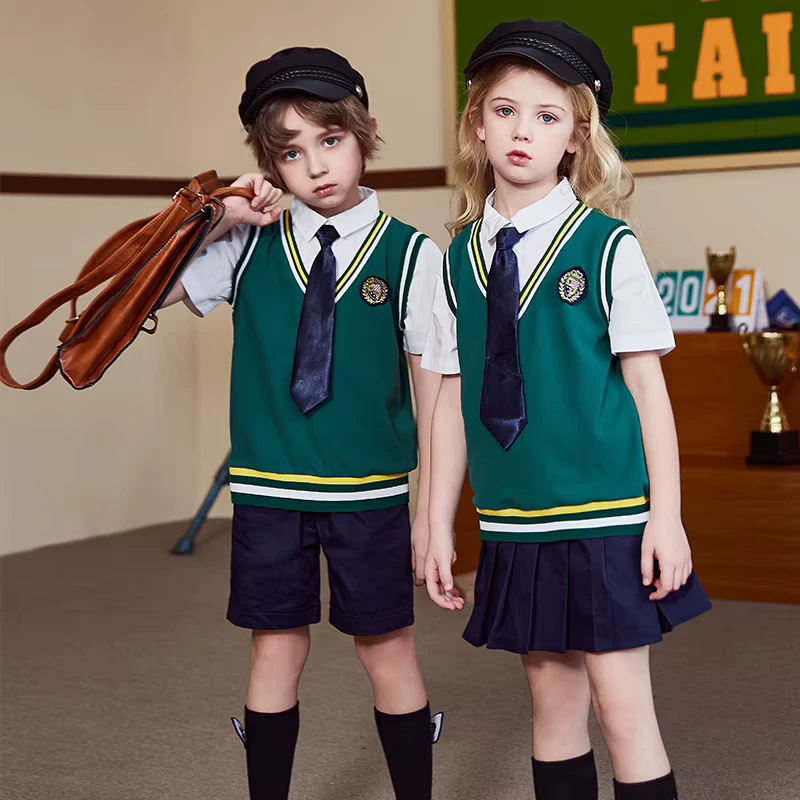 OEM Factory Supply British Style Student School Performance Uniform