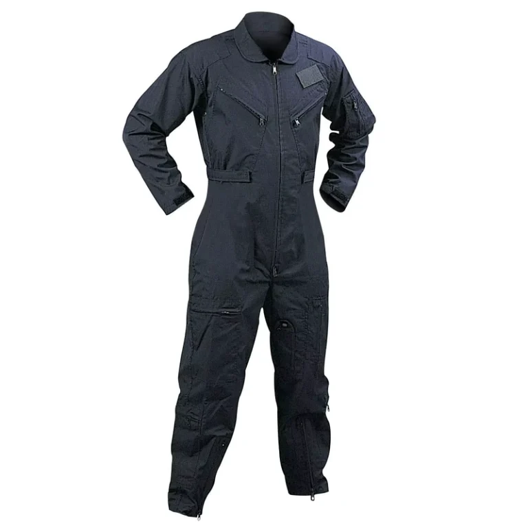 OEM-Flame-Resistant-Nomex-Aramid-Anti-Static-Flight-Coverall-Pilot-Uniform-for-Men-Customized-Color-Logo-160gsm