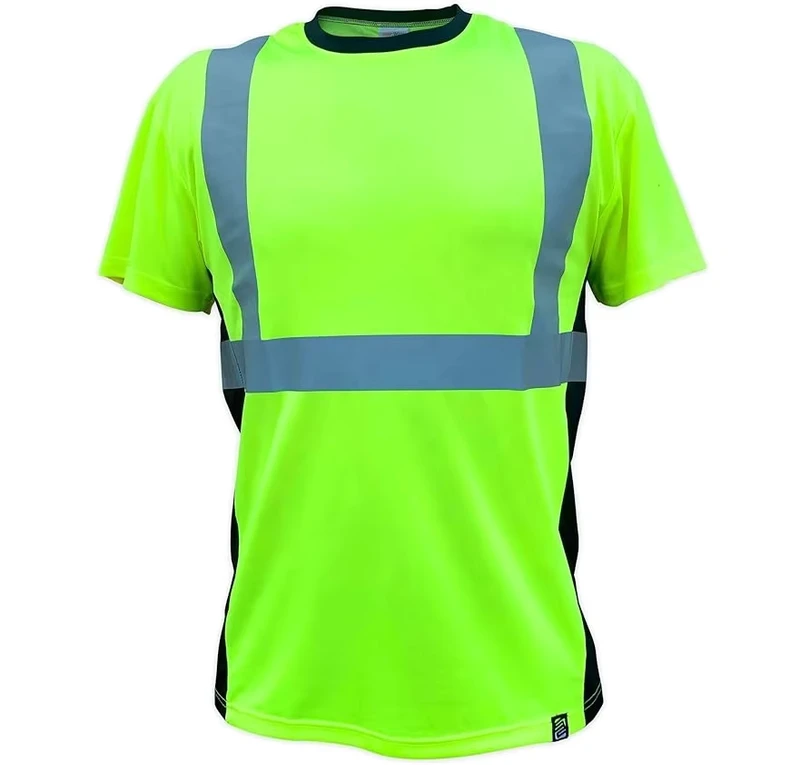 OEM High Vis Reflective T Shirt Short Sleeve Safety Mesh Quick Dry Shirts