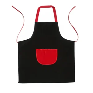OEM Logo Design Cotton Polyester White Blank Unisex Chef Cooking Apron Antifouling S-3XL