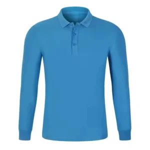 OEM Manufacturer’s Custom Men’s Long Sleeve Cotton for Polo Shirts with Solid Pattern Printed Logo Uniform Golf for Polo Shirt