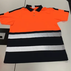 OEM Men’s Safety Reflective Polo Shirt Hi Vis Safety Shirts