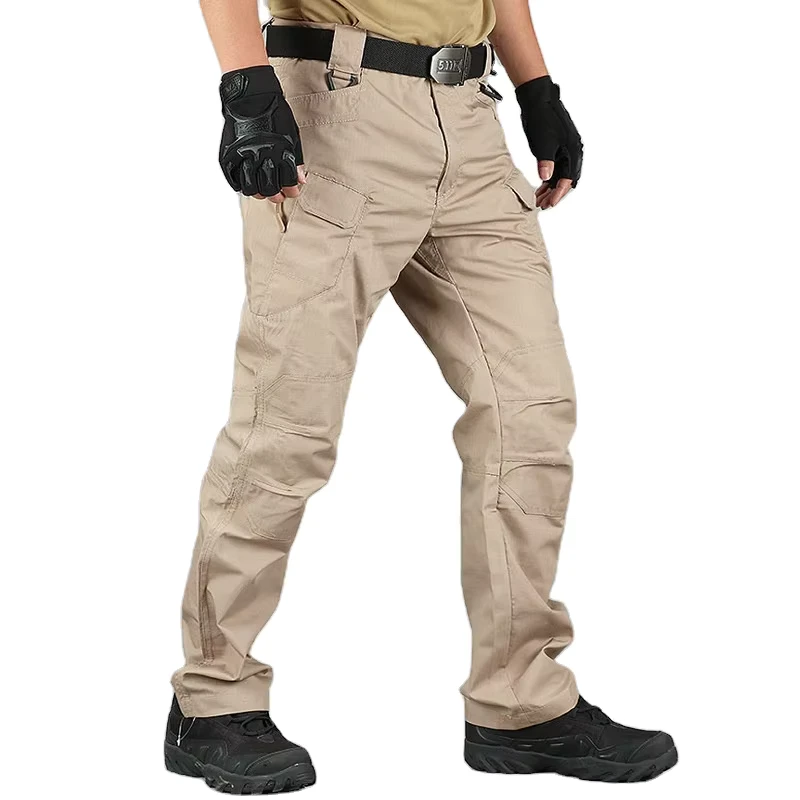 OEM Men's Tactical Water-Repellent Casual Mid-Rise Cargo Pants Lightweight Hiking Tactical Cargo Pants