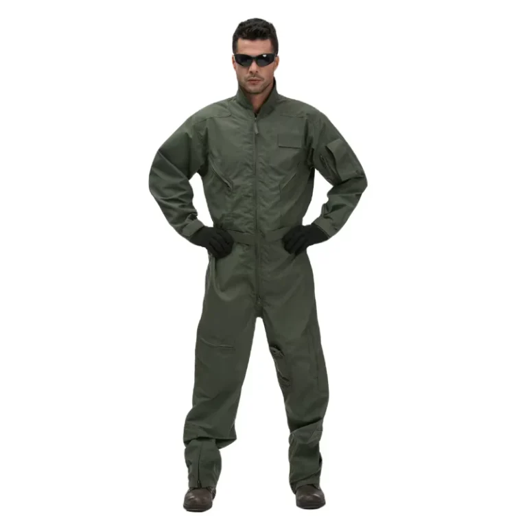 OEM-NFPA-2112-Compliant-Flame-Retardant-Antistatic-Safety-Clothing-for-Airline-Pilot-Flight-Uniform