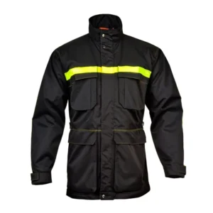 OEM NFPA2112 Flame Resistant Safety Work Outwear Classic Multi Pocket Cargo FR Welding Jacket