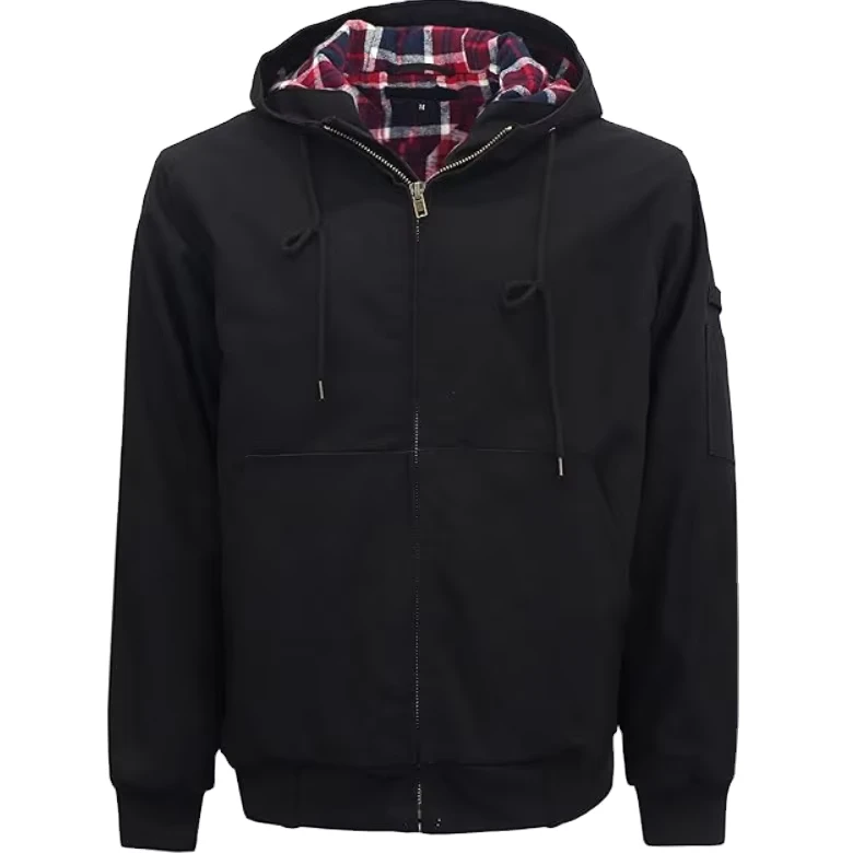 OEM NFPA2112 Safety Jacket Insulated Flame Resistant Duck Canvas Bomber Welding Work FR Jacket for Men