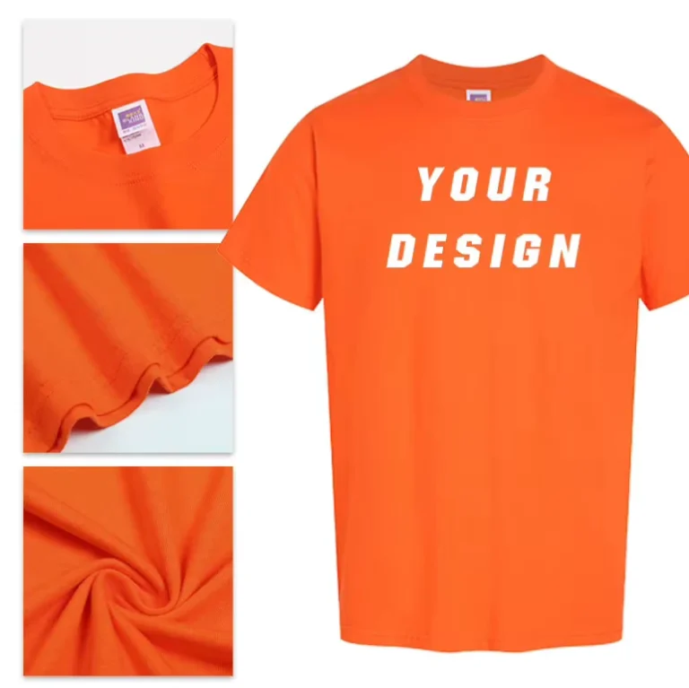 OEM-ODM-Custom-100-Pure-Cotton-Knitted-Mens-T-shirts-for-Both-Men-Women-Loose-Fit-Silk-Screen-Printed-Logos