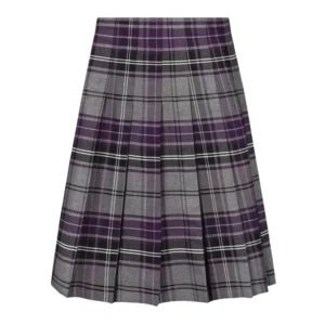 OEM ODM Custom Design Girls Schoolmate School Uniforms Skirt High Waist Plaid Tartan Pleated Skirt Student Dress