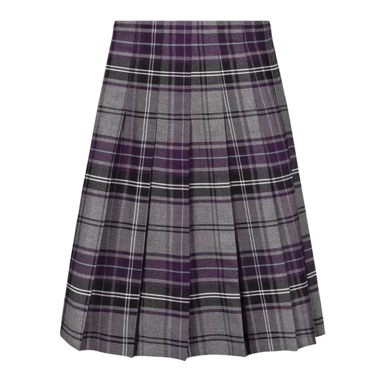 OEM-ODM-Custom-Design-Girls-Schoolmate-School-Uniforms-Skirt-High-Waist-Plaid-Tartan-Pleated-Skirt-Student-Dress