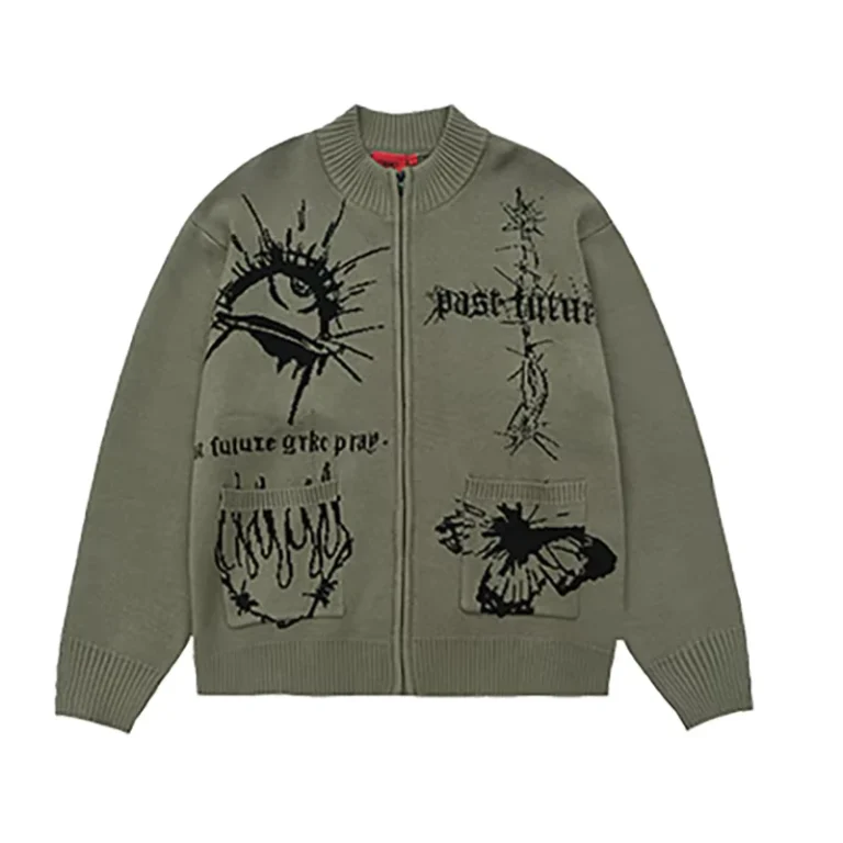 OEM-ODM-Custom-Logo-Mens-Autumn-Pullover-Sweater-Wool-Blends-Knitted-Zipper-Closure-High-Quality