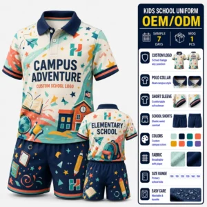 OEM ODM Custom Size School Uniforms for Boys and Girls