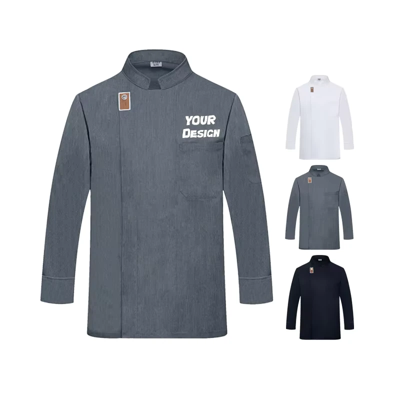 OEM ODM Custom Work Clothes for Men and Women Hotel Restaurant Chef Coat Jacket Uniform Factory