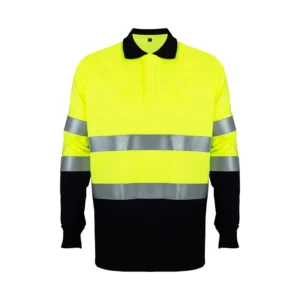 OEM ODM Hi Vis Reflective Safety Flame Retardant Polo Long Sleeve Fire Resistant Work Fireproof Welding T Shirts