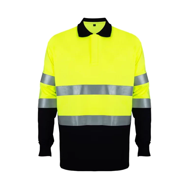 OEM-ODM-Hi-Vis-Reflective-Safety-Flame-Retardant-Polo-Long-Sleeve-Fire-Resistant-Work-Fireproof-Welding-T-Shirts