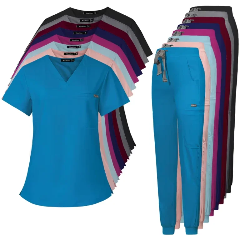 OEM-ODM-High-Quality-Worsted-Fabric-Customizable-Medical-Use-Surgical-Scrubs-Stretchy-Soft-Uniforms