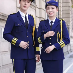 OEM ODM Pilot Security Guard Uniforms for Formal Office Business Airlines Suits