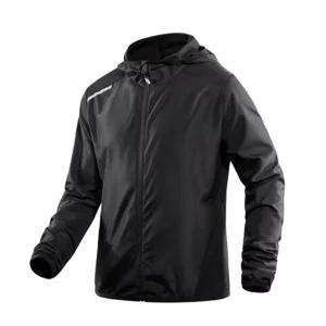 OEM ODM Summer Windbreaker Jacket for Men Hooded Running Jacket Men’s Outdoor Jackets