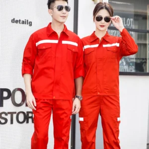 OEM & ODM Workwear Hi Vis Industrial Frc Work Clothing Fire Retardant High Visibility Shirts Workwear Hi Vis Uniform