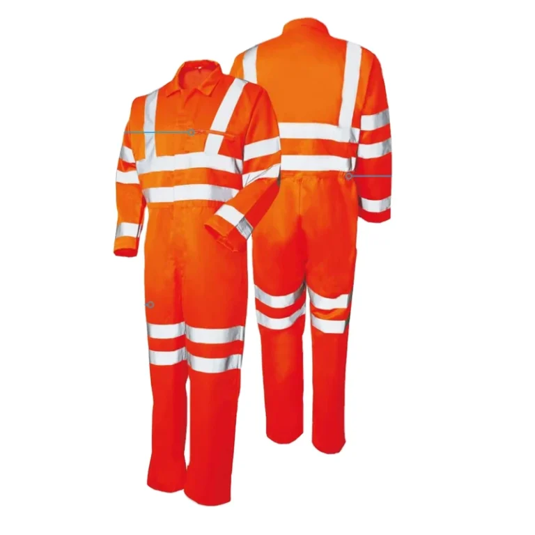 OEM-Orange-Safety-Overall-With-Reflective-Tape-for-Workwear-Safety-Coverall