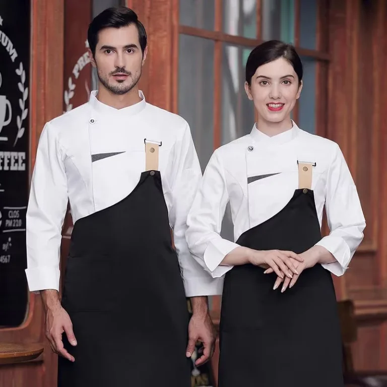 OEM-Price-Kitchen-Clothing-Two-piece-Set-Hospitality-Chef-Jacket-Uniform-for-Restaurant-Kitchen