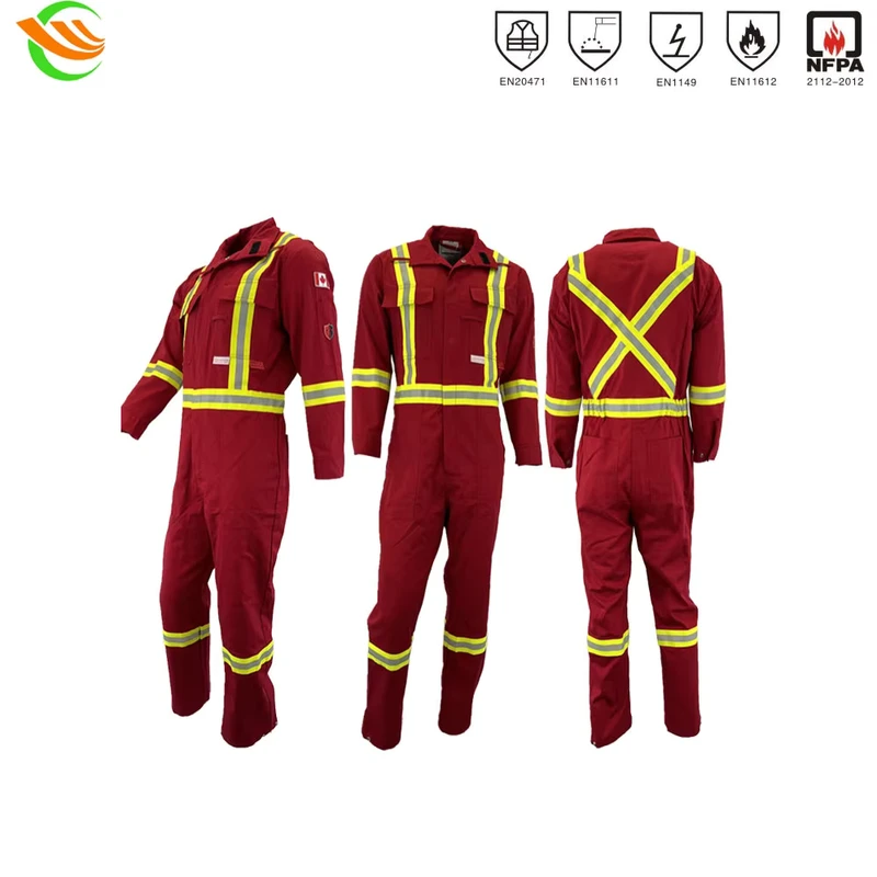 OEM Reflective Tapes Safety Clothing Fireproof Coverall Industrial Safety Mining Coveralls Workwear