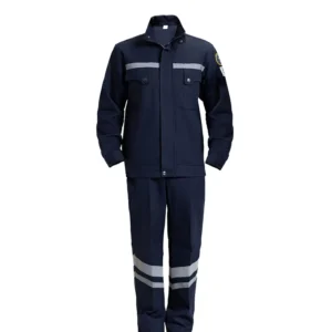 OEM Safety Anti-static Flame Retardant Cotton Unisex Work Clothes Jackets and Pants Reflective FR Workwear Coveralls