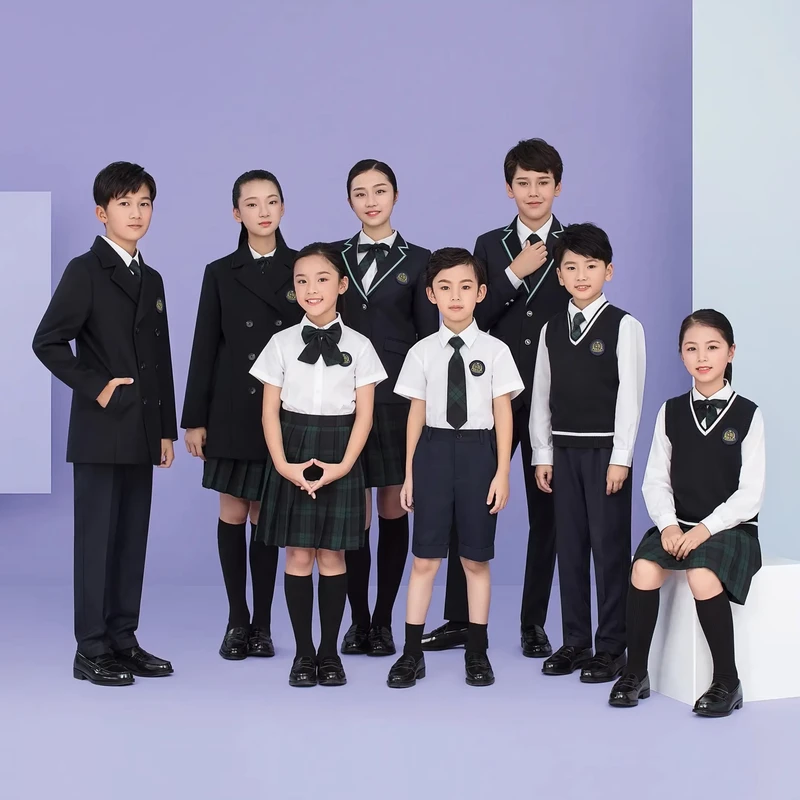 OEM School Uniform Primary Children Middle School High Kids Kindergarten Girl and Boy Design Custom of School Uniforms