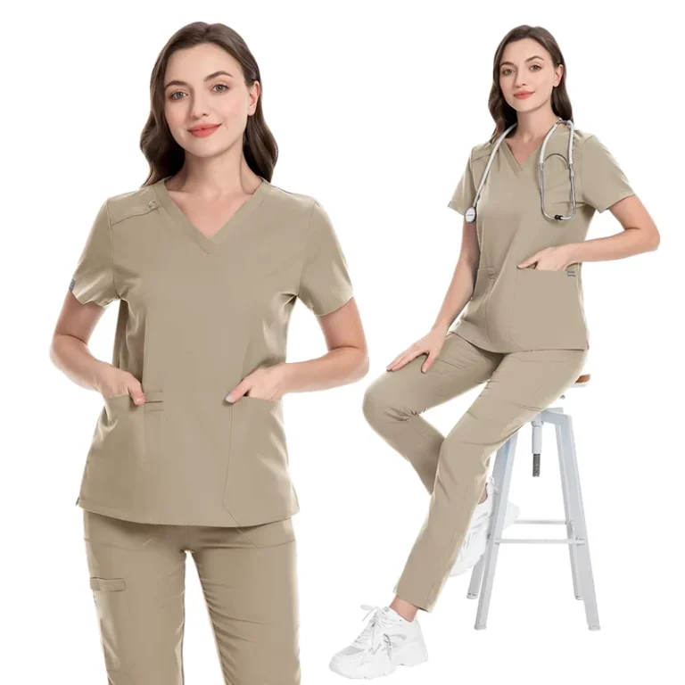 OEM-Unisex-Medical-Scrub-Set-Durable-Hospital-Nursing-and-Surgical-Uniform-Custom-Logo-Available