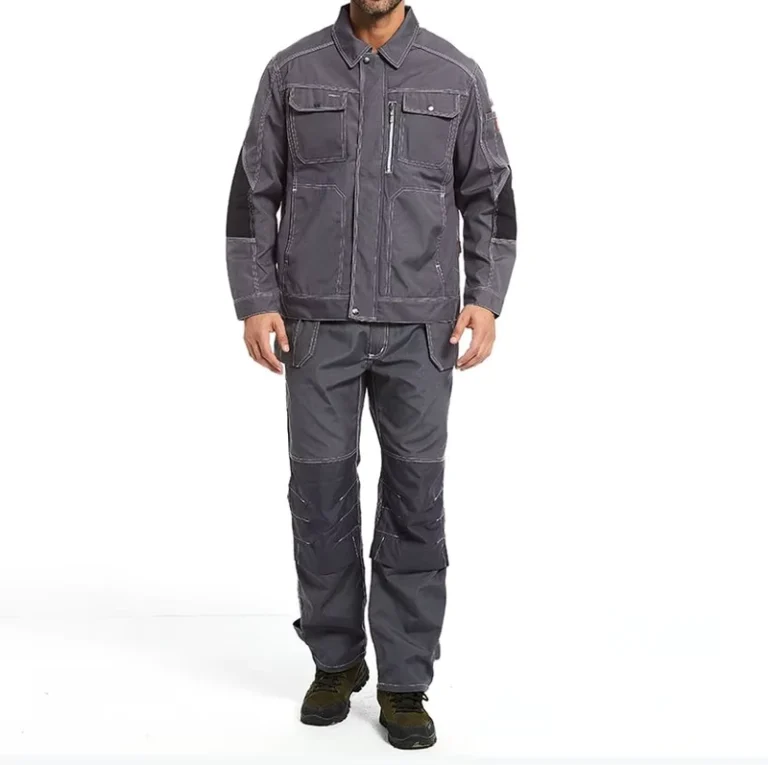 OEM-Western-Style-Multi-Pocket-Relaxed-Fit-Jacket-Cargo-Pants-Sets-Reinforced-Cordura-Construction-Work-Suit