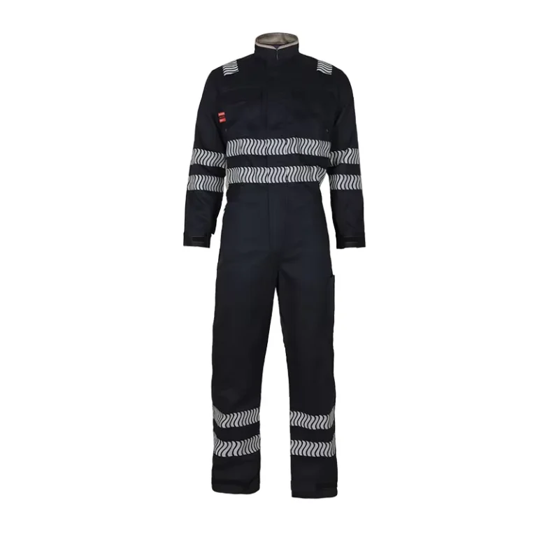 OEM-Work-Wear-Cotton-FR-Flame-Retardant-Reflective-Safety-Clothing-Mechanic-Welder-Two-Piece-Coverall-Working-Uniform