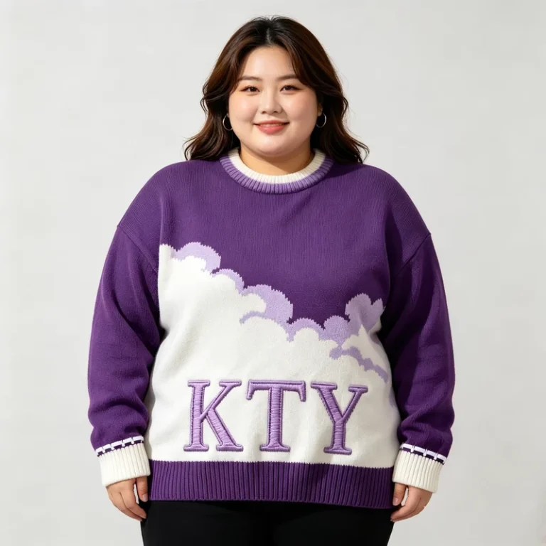 Oem-Oversized-Crew-Neck-Knitted-Sweater-Shrugs-Jacquard-Breathable-Knitted-Jumper-Sorority-Fall-Pullover-Sweater