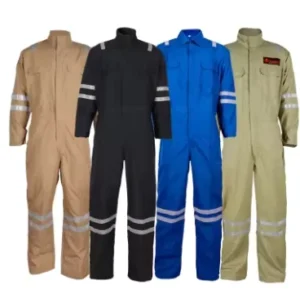 Oem Reflective Waterproof Fire Retardant Clothing Comfortable Industrial Workwear Coverall With Anti static Fire Proof Suit