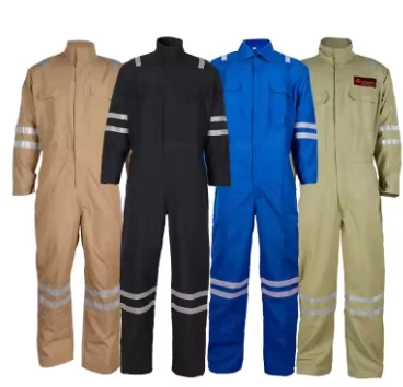 Oem-Reflective-Waterproof-Fire-Retardant-Clothing-Comfortable-Industrial-Workwear-Coverall-With-Anti-static-Fire-Proof-Suit