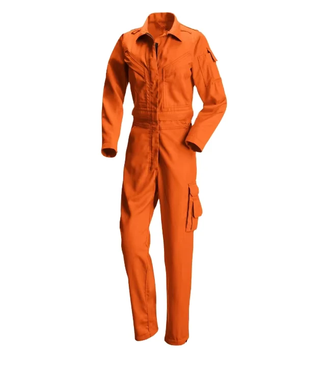 Oil and Gas Pilot Coverall Comfortable Coverall Working Uniform Orange