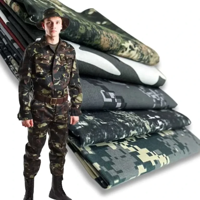 Olive-Green-Camouflage-Twill-Polyester-Cotton-Fabric-OEKO-TEX-Certified