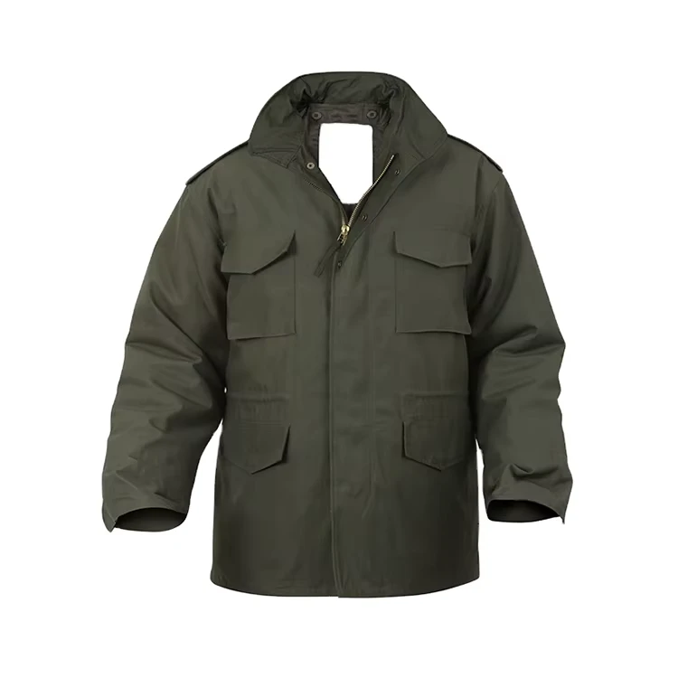 Olive Green Winter Tactical Jacket for Men
