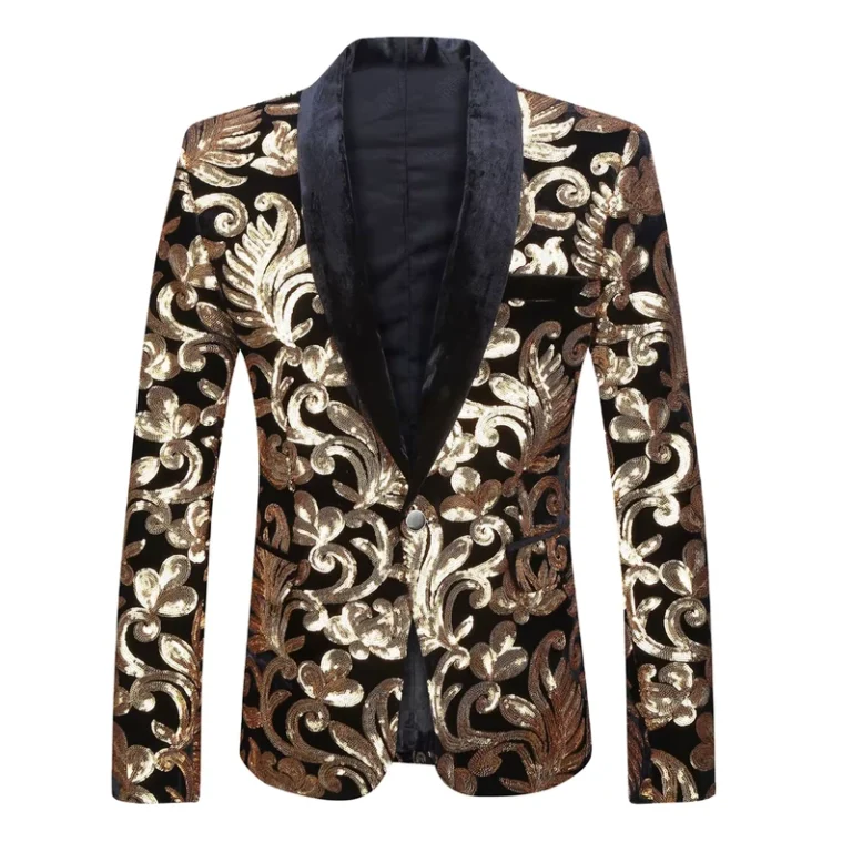One-PC-Sequins-Series-Mens-Fashion-Shawl-Lapel-Floral-Sequins-Royal-Gold-Printed-Velvet-Slim-Fit-Blazer-Stage-Singer-Suit-Jacket