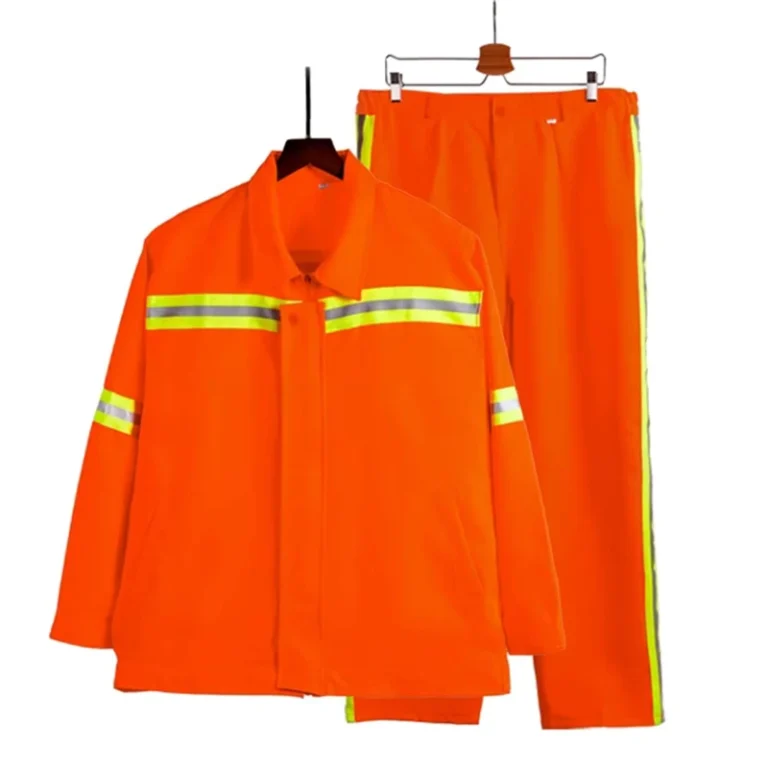 Orange-Hi-Vis-Reflective-Windbreaker-Safety-Jacket-for-Sanitation-Garden-Work-and-Surveying